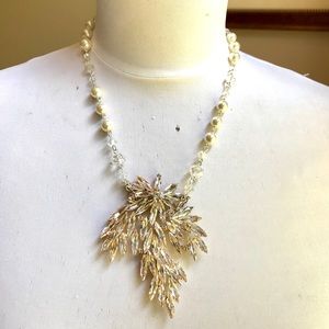 Vintage Crystal Hand Made Necklace